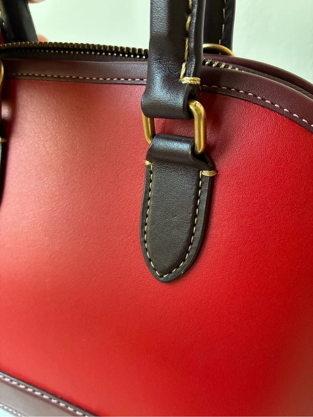 Coach Revel Bag in Bold Red Multi colorway